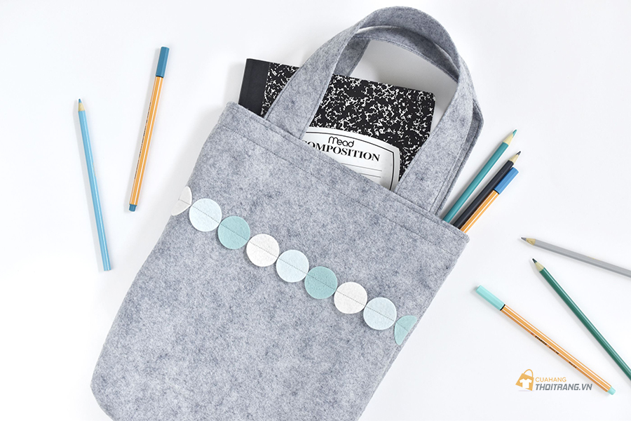 Túi Tote: Cách may túi tote bằng vải nỉ dễ dàng